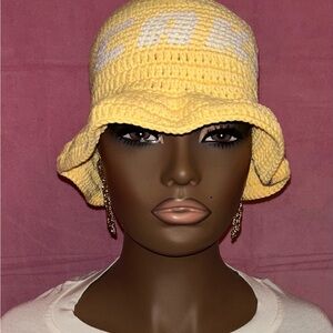 Unisex Crochet Ruffle Hat